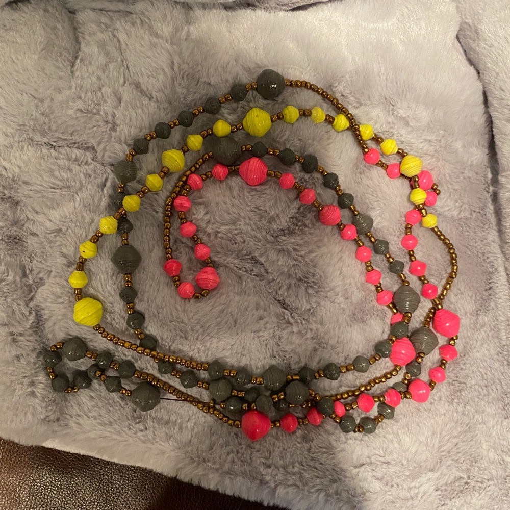 Noonday Paper Bead Necklace